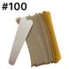 Змінні файли для прямої пилки #100 (уп 100 шт) змінки для манікюрної пилки для манікюру клейка основа SMP-100-100 фото