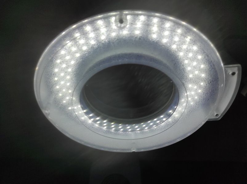 Лампа настольная с линзой 25w 5d , лампа лупа для маникюра Led AF-34, лампа на струбцине AF-34 фото