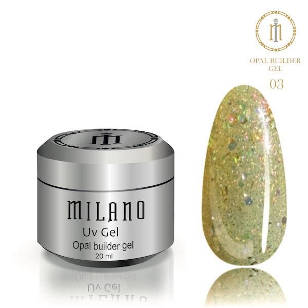 Гель для нарощування Opal Builder Gel Milano 20ml № 03 OBG-20-03 фото