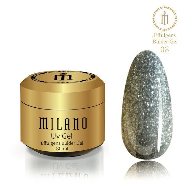 Гель для нарощування Milano Effulgence Bulder Gel 30 ml № 3 MEG-30-3 фото