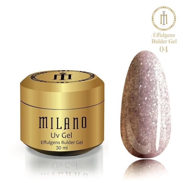 Гель для нарощування Milano Effulgence Bulder Gel 30 ml № 4 MEG-30-4 фото