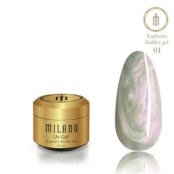 Гель для нарощування Milano Euphoria Gel 10 ml № 1 Euphoria-01 фото