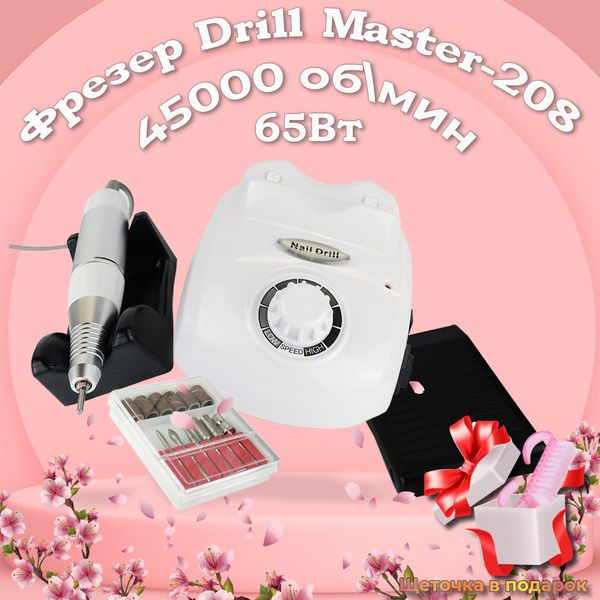 Фрезер для манікюру Nail Drill ZS-603 45000об надійний потужний професійний манікюрний фрейзер DM 208 00000805 фото