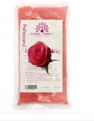 Парафін косметичний для парафінотерапії рук і ніг у брикеті натуральний Global Fashion 450 г троянда paraf-r фото