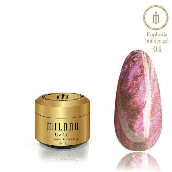 Гель для нарощування Milano Euphoria Gel 10 ml № 4 Euphoria-04 фото